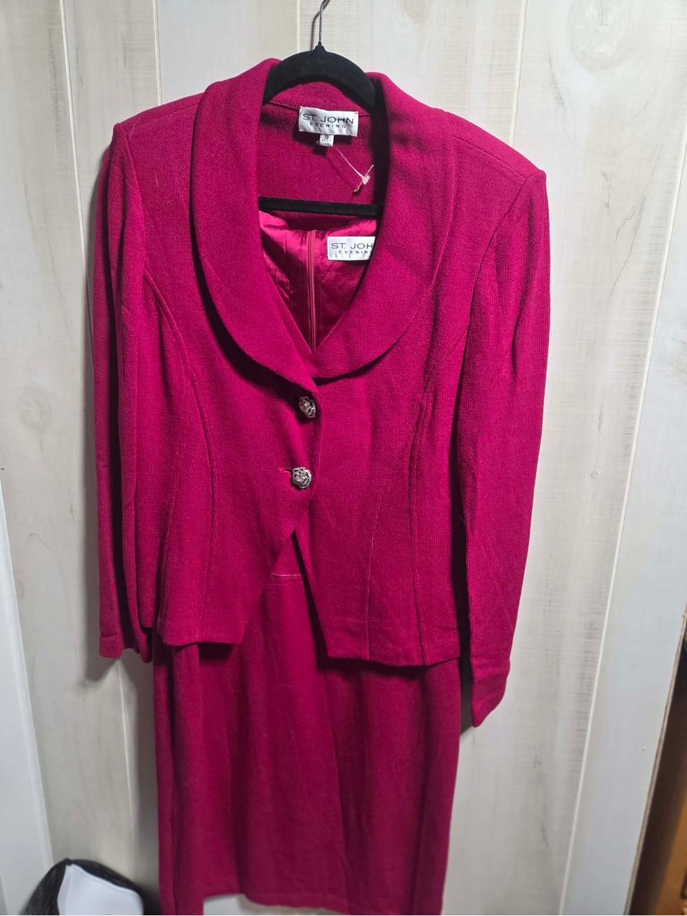 BNWT St. John Collection Women's Pink Skirt Suit - Classic Two-Piece